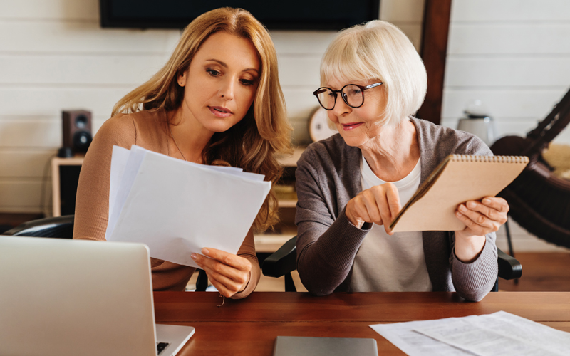 Caring financially for elderly parents